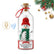 Magic Voice Message Bottle - Mini Christmas Tree Decor with Sound Recording Button - Unique Holiday Desk Ornament