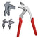 Car Clip Pliers, Upgraded Trim & Door Panel Removal Tool,Damage-Free Fastener Remover for Auto Bumpers,Fender,Trim,Door Panels,Dashboard and Rivets Universal for All Vehicles