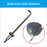Drum Brake Cover Adjuster Tension Rod, Heat-Treated Integrated Brake Shoe Tensioner Adjusting Screw for Electric Scooter & Motorcycle Drum Brake Repair