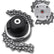 M10 Trimming Head Replacement Part, high Hardness, Thickened, Impact-Resistant, Suitable for Universal Brush Cutter.