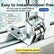 2PCS Sliding Window Roller Replacement Wheels, Tool-Free Disassembly Design, Heavy-Duty Stainless Steel Window Pulley for Aluminum Sliding Windows