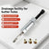 Grease Fitting Zerk Hole Cleaning Tool Kit, High‑Pressure Grease Passage Dredger, Heavy‑Duty Electroplated Steel Grease Nozzle Unclogger for Construction Machinery, Excavators & Heavy‑Equipment Maintenance
