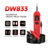 12V-24V Support Automotive Circuit & Relay Multi-Tester, Handheld Vehicle Electrical Diagnostic Probe Tool for Cars/Trucks, Voltage Polarity Continuity Short Circuit Detector for Auto Repair,toolupgrade