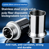 Stainless Steel 360° Rotating Angle Valve