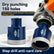 Anti-jamming angle grinder hole opener