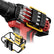 Magnetic Bit Holder for Cordless Drills, 8 Bits, Left/Right Mount Belt Clip Mount Fits Milwaukee, DeWalt, Ridgid, Makita, Bosch and Ryobi drills and screwdrivers, More