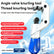 Pipe Thread Knurling Tool, Plumbing Thread Non‑Slip Knurler for Angle Valves, Elbows & Pipe Fittings, Labor‑Saving Ergonomic Knob, Prevent Teflon Tape Slippage & Stop Water Leaks for Plumbers & DIY Plumbing Repairs