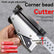 Multi-Angle Adjustable Corner Bead Cutter, Stainless Steel Drywall Angle Trim Cutting Tool for 45° Standard Chamfer, Portable Handheld Perforated Corner Strip Cutter with Replaceable Blade