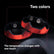 Thermochromic Cat Ear Leather Wrist Cuff