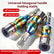 Color Plated Steel Ball Lock Socket Extension Adapter | 1/4" Hex Drive Socket Converter