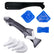 3 in 1 Silicone Caulking Tools（Stainless Steelhead）, Sealant Finishing Tool Grout Scraper, Reuse and Replace 5 Silicone Pads, Great Tools for Kitchen Bathroom Window, Sink Joint