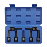 7-piece set of impact wrench screw remover
