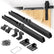 Barn Door Soft Close Kit,Matching 88-132 Pounds Single Door Equipped with Spring Buffer Damper, Upgrade Hole-Free Version, 2PCS