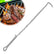 Stainless Steel BBQ Pigtail Hook - Heavy-Duty Lightweight High-Temp Grill Utensil, Heat-Resistant Outdoor Tool with Ergonomic Handle & Hooked End, Barbecue Accessories for Pork, Steady Hold, Juice-Preserving for BBQ Masters & Home Cooks