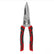 Professional Multi-Functional 5 in 1 Tin Snips, CR-V Steel Industrial Grade Metal Shears for Sheet Metal, Wire & Cable Cutting, Must-Have Tool for DIY & Renovation toolupgrade