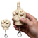 Pop Up Middle Finger Keychain, Funny Cute Bag Charm for Men Women Press Button to Pop Up Design, Novelty Sarcastic Gag Gift, Backpack Pendant Key Chain
