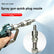 Airless Paint Sprayer Quick‑Connect Spray Tip Nozzle Set, Reversible Self‑Cleaning Tips 517 519 525 for High‑Pressure Airless Spray Guns, Replacement Accessories for Interior & Exterior Painting Projects