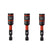 Heavy Duty Magnetic Impact Socket Adapter Set, 1/4" Hex Shank Drill Bit Converter for Home Repair