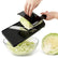 Cabbage Slicer, Ultra Thin 0.04 inch Julienne Cutter,Large Mandoline Slicer