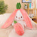 Strawberry Bunny Plush Toy Soft Kawaii Perfect for Cuddling Gifting or Decorating Your Bed Shelf Ultra Soft Fabric - Stuffed Animal Cute Strawberry Bunny Plush Toy Soft Kawaii Stuffed Animal Gift for Kids Girls Hug Pillow Bed comfort gifts