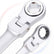 15pcs Adjustable Ratchet Wrench Kit