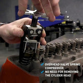 Overhead Valve Spring Compressor Tools Adjustable,Valve Spring Tool Removes Value Springs Without Remove Cylinder Head,Universal Carbon Steel Valve Spring Removal Tool Car Accessories