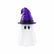 Witch Hat Can Topper with Straw Opening, Reusable 3D Halloween Beverage Can Cover for Slim and Standard Cans, Spooky Drink Accessory for Parties, Desks, Movie Nights