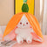 Strawberry Bunny Plush Toy Soft Kawaii Perfect for Cuddling Gifting or Decorating Your Bed Shelf Ultra Soft Fabric - Stuffed Animal Cute Strawberry Bunny Plush Toy Soft Kawaii Stuffed Animal Gift for Kids Girls Hug Pillow Bed comfort gifts