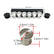 Solvent Filter Trap Black Aluminum Solvent Trap Kit - with Fuel Filter 1/2x28 and 5/8x24, Aluminum 8-Inch Tube with Multiple End Caps, for Industrial Automotive Accessories (1/2 x 28)