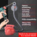 Suction-type dust cover for wall drilling with rotary hammers and electric drills