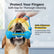 Dual-Action Canine Dental Prop,Dog Dental Chew Toy for Teeth Brushing Dogs Teeth Cleaning Mouth Prop, Reusable Bite and Brush Dental Toy for Dogs,Pet Oral Care for Small, Medium and Large Dog