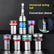 6‑Piece 360‑Degree Swivel Socket Adapter Set, 40CR Alloy Metric Sockets 8‑19mm, Hex Shank Angled Drill Sockets for Hard‑to‑Reach Narrow Dead‑Angle Spaces
