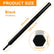 9/16"/14mm Hollow Nut Driver with 1/4" Hex Shank, Durable Metal Framing Tool, Overhead Long Reach Socket with Smooth Inner Wall, Built-In Length Measurement Markings, Steady Pin Hold for Ceiling & Ductwork Installation