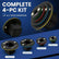 2026 Upgraded Low Profile Impact Socket Adapter Set, 4PCS Stubby Drive Ratchet Adapters, 1/4" to 3/8", 3/8" to 1/2", 1/2" to 3/4", 3/4" to 1", Compact Tools for Tight Spaces