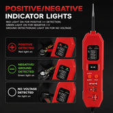 12V-24V Support Automotive Circuit & Relay Multi-Tester, Handheld Vehicle Electrical Diagnostic Probe Tool for Cars/Trucks, Voltage Polarity Continuity Short Circuit Detector for Auto Repair,toolupgrade