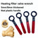 11/16" / 7/8" / 15/16" Hex Wye Strainer Cleanout Plug Wrench, High Carbon Steel Heating Filter Wrench for Hydronic Boiler Y-Strainer Maintenance