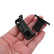 10 Pcs Push to Cabinet Connectors for Furniture Panels ABS Black Set, Fast Install with Tight Grip, for Kitchen Cabinet Projects and Table Top Use