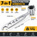 4-Prong Multifunctional Angle Grinder Wrench, Universal Adjustable Spanner for Grinders and Polishers (Single-Ended/Double-Ended)