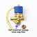 Three-Way Brass Solenoid Valve with Self-Clean Filter & Manual Drain