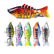 Multi-Jointed Slow-Sinking Artificial Fishing Bait with Hook, Lifelike Bass Lure, Freshwater & Saltwater Fishing Equipment for Beginners