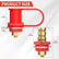 Remote Battery Terminals 3/8" Stud Battery Jump Post with Cover 250A Battery Charging Post Kit Marine Battery Charger Jumper Post for Auto Truck Can-am,summervibes