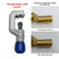 Pipe Thread Knurling Tool, Plumbing Thread Non‑Slip Knurler for Angle Valves, Elbows & Pipe Fittings, Labor‑Saving Ergonomic Knob, Prevent Teflon Tape Slippage & Stop Water Leaks for Plumbers & DIY Plumbing Repairs