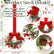 Home Decorative Bowknot Ribbon Christmas Garland, Gift for Mother Mom, Xmas Decoration Kitchen Living Room