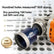 Anti-jamming angle grinder hole opener