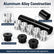 Solvent Filter Trap Black Aluminum Solvent Trap Kit - with Fuel Filter 1/2x28 and 5/8x24, Aluminum 8-Inch Tube with Multiple End Caps, for Industrial Automotive Accessories (1/2 x 28)