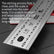 Multifunctional Marking Hole Ruler, 250/300/400mm Stainless Steel Woodworking Scribing Ruler, Carpenter Layout Measuring Tool