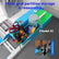 Sewing Machine Side Hanging Storage Box, Punch‑Free Clip‑On Sewing Organizer with Tissue Slot, Multi‑Compartment Sewing Caddy for Spools, Scissors, Tools, 2 Styles Available for Sewing Workstation