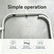 Curtain Track Bending Tool, Aluminum I-Shape Curtain Rail Precise Bending Jig, Reusable Curtain Track Former with Scale Markings for DIY & Professional Curtain Installers