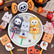Halloween Cute Lollipop Holder Paper Boxes, DIY Foldable Candy Treat Wraps for Trick-or-Treat & Kids Party Favors