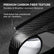 2 PCS Blind Spot Mirrors with Rain Cover, Wide Angle HD Car Side Mirror, Carbon Fiber Style Rear View Convex, Rain Eyebrow, for Cars, SUVs, Trucks and Most Vehicles